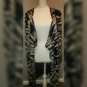 Cupio open hooded cardigan
